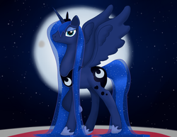 Size: 3300x2550 | Tagged: safe, artist:short circuit, princess luna, pony, g4, female, high res, solo, wet, wet mane