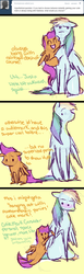 Size: 500x1614 | Tagged: safe, artist:feathersandink, rainbow dash, scootaloo, g4, ask, comic, flying, hug, that scootaloo, tumblr