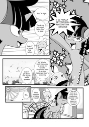 Size: 2203x3115 | Tagged: safe, artist:0ryomamikado0, spike, twilight sparkle, comic:the unexpected love life of dusk shine, g4, comic, dusk shine, high res, manga, rule 63