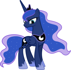 Size: 4401x4358 | Tagged: safe, artist:theponyisatrue, princess luna, alicorn, pony, g4, absurd resolution, angry, female, mare, simple background, solo, transparent background, vector