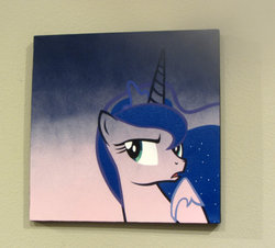 Size: 900x813 | Tagged: safe, artist:pyrobob, princess luna, pony, g4, daily deviation, female, solo, stencil