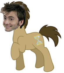 Size: 249x284 | Tagged: safe, artist:oh-la-vache, doctor whooves, time turner, g4, david tennant, tenth doctor, wat