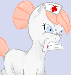 Size: 432x455 | Tagged: safe, nurse redheart, g4, angry, faic, reaction image, wat