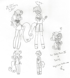 Size: 500x555 | Tagged: safe, artist:tehyaoilover, daisy, flower wishes, goldengrape, sir colton vines iii, anthro, g4, 30 minute art challenge, daisygrape, female, male, shipping, straight