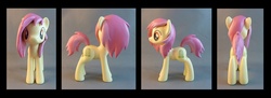 Size: 1170x426 | Tagged: safe, artist:krowzivitch, oc, oc only, pony, customized toy, irl, photo, rayne storm, sculpture, solo