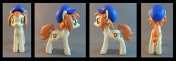 Size: 1156x400 | Tagged: safe, artist:krowzivitch, oc, oc only, oc:alan, pony, customized toy, irl, photo, sculpture, solo