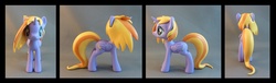 Size: 1200x366 | Tagged: safe, artist:krowzivitch, oc, oc only, pony, customized toy, irl, photo, sculpture, solo