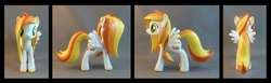 Size: 1200x368 | Tagged: safe, artist:krowzivitch, oc, oc only, pony, customized toy, irl, photo, sculpture, solo