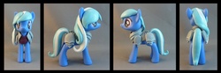 Size: 1200x399 | Tagged: safe, artist:krowzivitch, oc, oc only, pony, customized toy, irl, photo, sculpture, solo