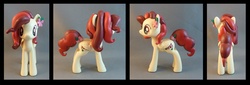 Size: 1200x406 | Tagged: safe, artist:krowzivitch, oc, oc only, pony, customized toy, irl, photo, sculpture, solo