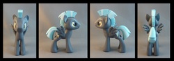 Size: 1200x421 | Tagged: safe, artist:krowzivitch, thunderlane, pony, g4, customized toy, irl, photo, sculpture, solo