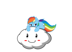 Size: 884x643 | Tagged: safe, artist:deadparrot22, artist:joey darkmeat, rainbow dash, lakitu, pony, g4, cloud, female, lakitu cloud, nintendo, simple background, solo, super mario bros., svg, transparent background, vector