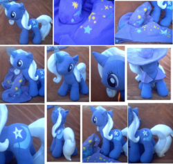 Size: 1831x1731 | Tagged: safe, artist:kiashone, trixie, pony, unicorn, g4, cape, clothes, female, hat, irl, magic gimmick, mare, photo, plushie, solo