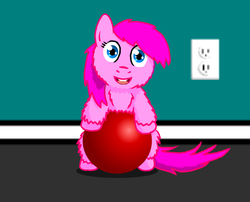 Size: 1134x916 | Tagged: safe, artist:fluffsplosion, fluffy pony, ball, cute, fluffy pony original art