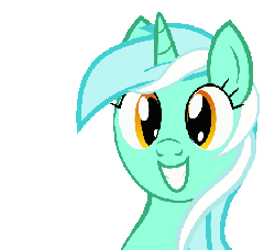 Size: 438x400 | Tagged: safe, artist:snapai, lyra heartstrings, pony, unicorn, g4, .swf in source, animated, bop, bust, cute, dancing, female, gift art, grin, headbob, irrational exuberance, lyrabetes, portrait, simple background, smiling, solo, transparent background