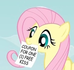 Size: 324x309 | Tagged: safe, fluttershy, g4, coupon, exploitable meme, fluttershy's note meme, meme, note