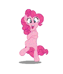 Size: 600x696 | Tagged: safe, artist:bigccv, pinkie pie, earth pony, pony, g4, animated, bipedal, dancing, female, front view, gangnam style, low quality, mare, open mouth, simple background, smiling, solo, white background