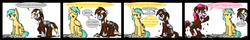 Size: 3787x600 | Tagged: safe, artist:blayaden, derpy hooves, pinkie pie, sunshower raindrops, pegasus, pony, g4, comic, female, mare