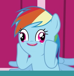 Size: 613x637 | Tagged: safe, rainbow dash, g4, doshie, face, faic, reaction image, so awesome