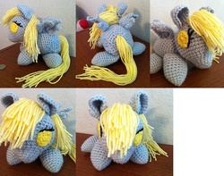 Size: 800x629 | Tagged: safe, artist:theunknownsoul, derpy hooves, pony, g4, amigurumi, crochet, irl, photo, plushie, solo