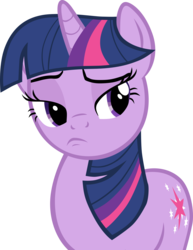 Size: 2459x3188 | Tagged: safe, artist:cthulhuandyou, twilight sparkle, pony, unicorn, g4, the mysterious mare do well, faic, female, no tail, not bad, simple background, solo, transparent background, unicorn twilight, vector