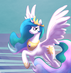 Size: 1967x2016 | Tagged: safe, artist:hoodoo, princess celestia, pony, g4, female, solo