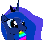 Size: 400x324 | Tagged: safe, princess luna, pony, g4, animated, drool, female, happy, puking rainbows, rainbow, simple background, solo