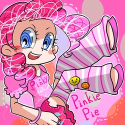 Size: 1024x1024 | Tagged: safe, artist:flashblue, pinkie pie, human, g4, humanized, pixiv