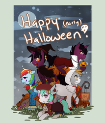 Size: 600x700 | Tagged: safe, artist:mousu, costume, halloween