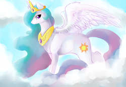 Size: 1440x1000 | Tagged: safe, artist:spaceprobe, princess celestia, pony, g4, female, solo