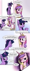 Size: 907x2122 | Tagged: safe, artist:twilite-sparkleplz, princess cadance, twilight sparkle, g4, comic, shadow sparkle