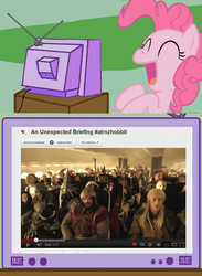 Size: 563x770 | Tagged: safe, pinkie pie, earth pony, pony, g4, exploitable meme, laughing, meme, tv meme