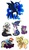 Size: 2393x4103 | Tagged: safe, artist:chibi-jen-hen, applejack, nightmare moon, rainbow dash, spike, twilight sparkle, zecora, alicorn, dragon, earth pony, pegasus, pony, zebra, g4, clothes, costume, dragon costume, dragonception, nightmare night, nightmare night costume, scarecrow applejack, scarecrow costume