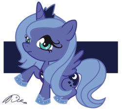 Size: 936x864 | Tagged: safe, artist:dcrmx, princess luna, alicorn, pony, g4, female, filly, foal, simple background, solo, transparent background, younger