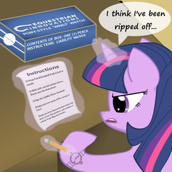 Size: 1000x1000 | Tagged: safe, artist:invidlord, twilight sparkle, g4, cereal velocity, equestrian innovations, silly, watch