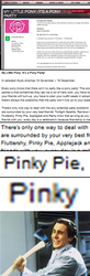 Size: 500x1525 | Tagged: safe, pinkie pie, human, g4, american psycho, article, misspelling, patrick bateman, text