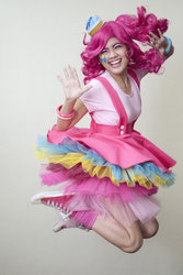 Size: 600x897 | Tagged: safe, artist:patdes, pinkie pie, human, g4, cosplay, irl, irl human, photo, solo