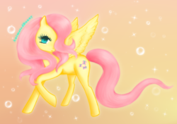 Size: 1457x1026 | Tagged: safe, artist:animatedbunny, fluttershy, pony, g4, female, solo