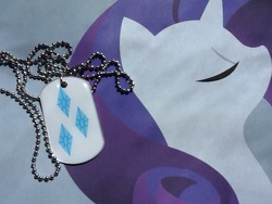 Size: 960x720 | Tagged: safe, artist:megasweet, rarity, pony, g4, irl, jewelry, photo, solo