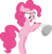 Size: 4440x4652 | Tagged: safe, artist:felix-kot, pinkie pie, earth pony, pony, a friend in deed, g4, absurd resolution, female, mare, megaphone, simple background, solo, transparent background, vector