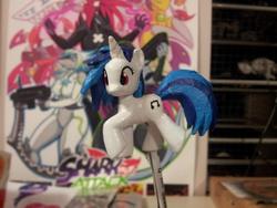 Size: 1224x918 | Tagged: safe, artist:xenithion, dj pon-3, vinyl scratch, pony, g4, customized toy, glasses, irl, photo, solo, toy