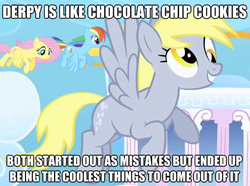 Size: 430x320 | Tagged: safe, derpy hooves, pegasus, pony, g4, female, happy, image macro, mare