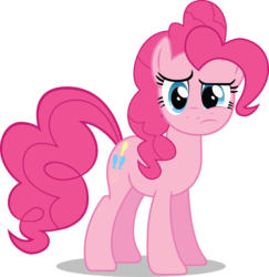 Size: 3620x3723 | Tagged: safe, artist:felix-kot, pinkie pie, earth pony, pony, g4, female, looking at you, mare, simple background, solo, transparent background, vector