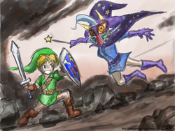 Size: 1000x750 | Tagged: safe, artist:johnjoseco, artist:michos, trixie, human, g4, crossover, humanized, the legend of zelda