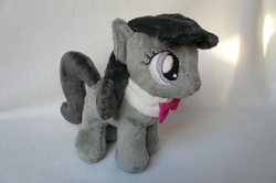 Size: 1157x768 | Tagged: safe, artist:navkaze, octavia melody, earth pony, pony, g4, female, filly, irl, photo, plushie, solo