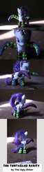 Size: 943x3696 | Tagged: safe, artist:theuglyother, rarity, pony, g4, brushable, customized toy, irl, photo, tentacles, toy, wat
