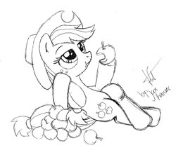 Size: 900x770 | Tagged: safe, artist:jcosneverexisted, applejack, earth pony, pony, g4, female, solo