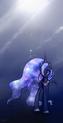 Size: 466x900 | Tagged: safe, artist:derpiihooves, princess luna, alicorn, pony, g4, female, mare, solo