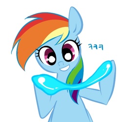 Size: 500x500 | Tagged: safe, rainbow dash, g4, gak, meme, meta