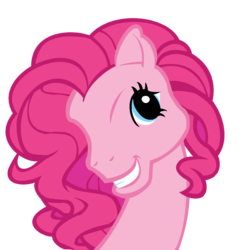 Size: 770x798 | Tagged: dead source, safe, artist:baxtermega, pinkie pie, earth pony, pony, g3, g4, season 3, female, g4 to g3, generation leap, mare, pinkie's silly face, simple background, solo, transparent background